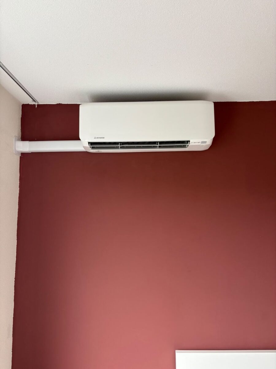Binnenunit van een Mitsubishi multisplit airco in Malden